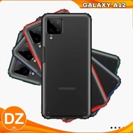 Casing Samsung Galaxy A12 A 12 Hard Soft Case Frosted Transparan