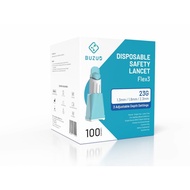 BUZUD Disposable Safety Lancets Flex 3 23G