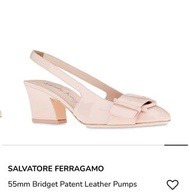 [二手] Ferragamo Briget 55 slingback pumps - Light Pink size 5 高踭鞋