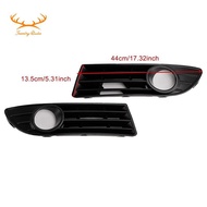 [Redpowderyan.] 2PCS Fog Light Frame Cover Grille Grill for  9N  2005-2009 6Q0853665E, 6Q0853666G