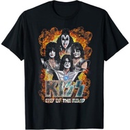 Vintage Rock KISSkaos band - Exclusive Official End Of The Road Tour, ATLANTA T-Shirt Black