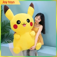 การ์ตูน Pokemon ตุ๊กตา Boneka Mainan น่ารัก2025ตุ๊กตาปิ๊กกาจูขนาดใหญ่สำหรับเด็กผู้หญิงหมอนกอดหมอนหมอ