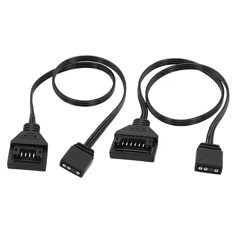 ARGB Adapter Cable 5V 3pin to ARGB 5V 8Pin/6Pin Male Adapter Cable Enhances Your Lighting Solution 3