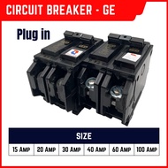 GE Circuit Breaker Plug In (Available Ampere: 15Amp, 20Amp, 30Amp, 40Amp, 60 Amp and 100 Amp)