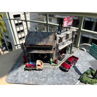 Diorama Scene Thai garage 1:64