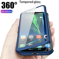 360 full protection phone case for Samsung Galaxy J5 J7 2016 J3 2017 Case with tempered glass Samsung A7 A6 A8 Plus J2 J7 Prime J4 J6 2018 Case 360 Cases