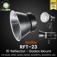 Godox Reflector RFT-23  15 ํ Reflector - Godox Mount - For ML30 ML60 ML60II ML100 AD300Pro AD400Pro 