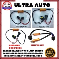 car led headlight fog lamp canbus Canceller Error resistor decoder H1/H3/H7/H8/H9/H10/H11/9005/9006