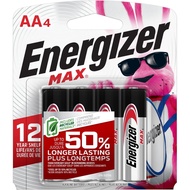 Bateri AA Energizer, Bateri AA Berganda MAX Beralkali, 4 Kiraan