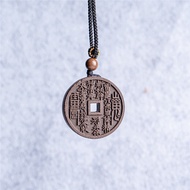 Natural Hexiang Brand Ambergris (Mountain Ghost Copper Coin) 2.9X2.9X0.8cm Hexiangzhu Chinese Style 