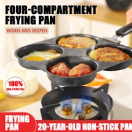 4-Hole frying pan Nonstick Omelet Pan for Making Pancakes Eggs and Sandwiches