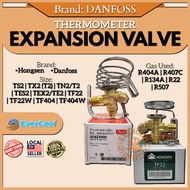 Danfoss/Hongsen Therm Expansion Valve TS2/TES2/TF404(R404A/R507)TX2(T2)/TEX2/TE2/TF22/TF22W/TF404W(R