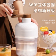 Manual Shaved Ice Machine Household Cotton Ice Machine Small Ice Crusher Smoothie Maker Hand-Cranked