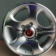 ล้อแม็กซ์ 7x16 6/139.7  TECHNO D-FOUR