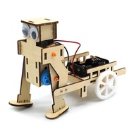 Pull Cart Robot Hand-Invented Student Children Technology Production diy Puzzle Science Small Experi