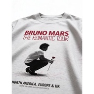 Bruno Mars The Romantic Tour 2026 Printed T-Shirt Bruno Mars Concert Unisex Cototn T Shirt