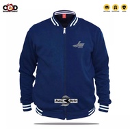 Style Distro Varsity Jacket Distro Lea Text Silver Sweater Hoodie Distro Jacket Girls Boys Imported 