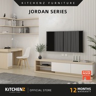 KitchenZ Jordan Series Minimalist TV Cabinet