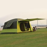 Two Rooms One Hall Large Tent 5-8 People 10 People 12 All-Inclusive Rainproof Sunscreen Waterproof M
