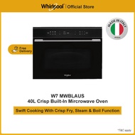 Whirlpool W7 MWBLAUS 40L 6TH SENSE 40L Crisp Built-In Microwave Oven with 2 Years Warranty