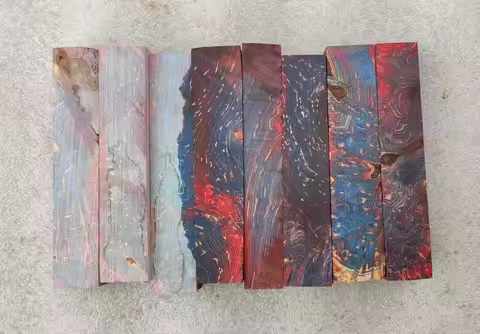 19x19x120mm Pen Blank MB Maple burl stabilized wood