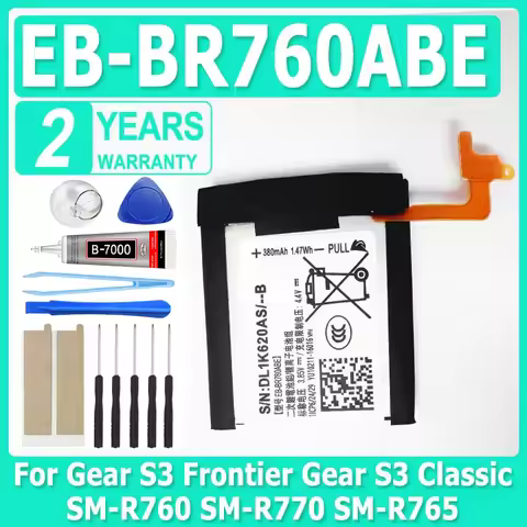 EB-BR760ABE NEW Battery 380mAh For Samsung Gear S3 Frontier Gear S3 Classic SM-R760 SM-R765 SM-R770 