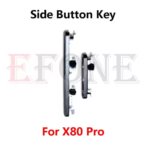 For Vivo X70 X80 Pro Plus Power Volume Button Up Down Side Button Key Replacement parts