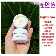 cream malam glowing a dha skincare