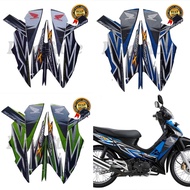 HONDA BODY STRIPING STICKER SUPRA X 125 D 2012 BEST SUPRA X 125 D 2012 STICKER LIST