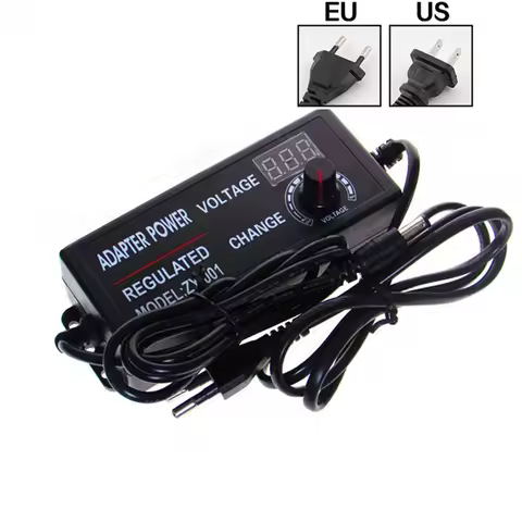 3V 9V 12V 24V 36V Adjustable AC DC Power Supply Adapter 12 V Volt 1A 2A 3A 5A 10A With Jack Adapter