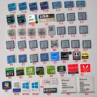 Laptop decoration Intel cpu sticker Core i3 i5 i7 i9 Nvidia rtx sticker gtx standard