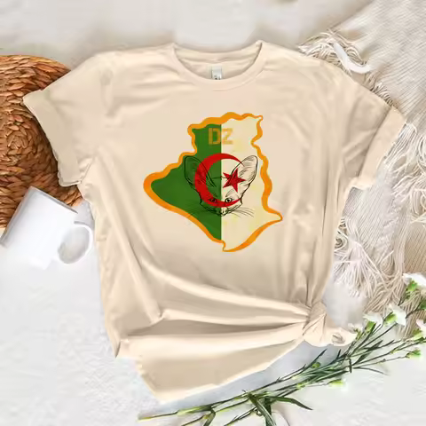 Algeria tshirt women designer tshirt female designer clothes