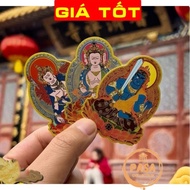 PRICE Luxurious 12 Zodiac Buddha Stickers to Decorate Phone Laptop Wallet.. Lucky Meaning