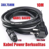 10M SNI CPU AC Power Cable 3x0.75mm Thickness EU PLUG C13 CORD Most