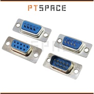 DB9 Male Female Port 9 Pins 2 Rows Solder Wire Connector