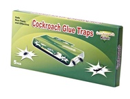 Cockroach / Lizard Glue Traps (Pack of 5) Size: 9 x 19 (cm) -  (Pelekat / Perangkap / Hapus Lipas / 