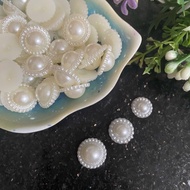 Decorative beads, size 8MM to 16MM. (50 beads)