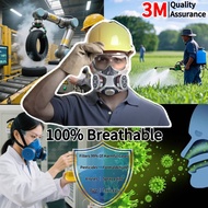[3m mask 100% Breathable] Gas mask 6502-7 in 1 dust mask respirator mask topeng gas beracun mask n95