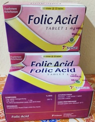 FOLIC ACID TRIMAN 1 MG | BOX | ISI 100 | PROMIL