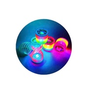 XO RAINBOW Pony SPRING with Glowing Light RAINBOW SPRING B1219-T11X (Size 7x7x6.5cm)