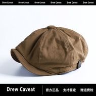 Drew caveat Men's Hat British Style Spring and Autumn Versatile Retro Newsboy Octagonal Hat Men's Ko