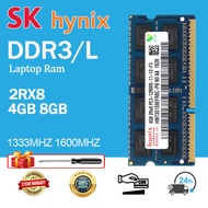 Hynix LAPTOP RAM DDR3 4GB 8GB 1333MHz 1600MHZ MEMORY PC3-10600s 12800S 204Pin SODIMM 1Rx8 2RX8 NOTEB