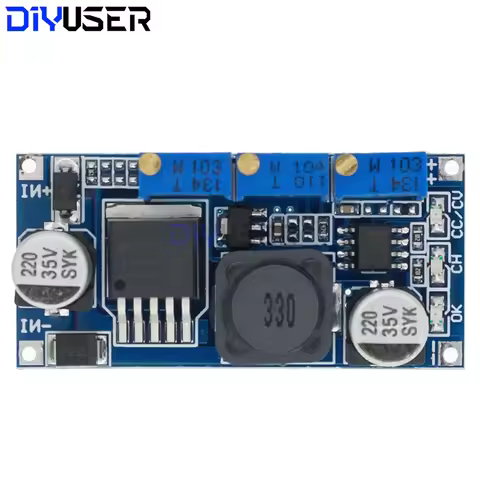 DIYUSER LM2596 LED Driver DC-DC Step-down Adjustable CC/CV Power Supply Battery Charger Adjustable L