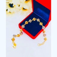 Rantai Tangan Emas Bangkok Cop 916 / 999 Persis Original