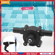 Portable Electric Drill Pump Self-Priming Hand Pump Oil Fluid Water Pump for Water Oil Fluid Transfe