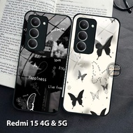Redmi 15 Case - Redmi 15 4G & 5G Glass Softcase - Xiaomi Redmi 15 Casing - Silicone For Redmi 15 5G 