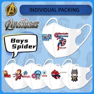 Fast Shipping 3D mask 50pcs 3D Duckbill Mask Spiderman Boys Student Mask For 3-12yrs Kid MaskZG888TH