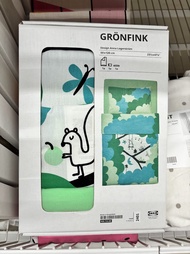 ชุดเครื่องนอน เด็กอ่อน 3 ชิ้น IKEA ปลอกผ้านวม ปลอกหมอน ผ้าปูที่นอน เตียงเด็ก 60x120 ซม. สินค้าพร้อมส