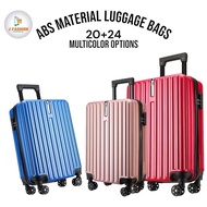 16/20/24 Inch Abs Hardshell Lightweight Carry On Suitcase Luggage GY beg bagasi