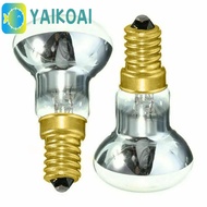 GLENES Oven Light, Heat Resistant Mini Salt Bulb, Screw Light Bulb Tungsten R39 E17 110V-120V High Q